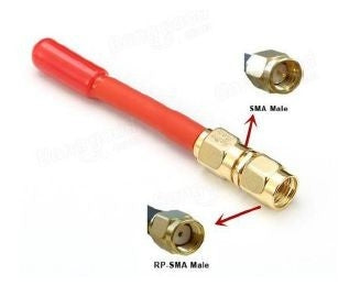 5.8GHZ 2.7dBd Racing Edition VTX SMA Male Antenna with RPSMA Male Connector