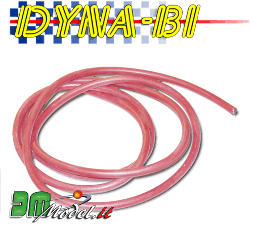 Wire 3,6mmq silicon red 1mt