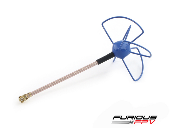 Furious FPV 48mm 5.8Ghz U.FL RHCP Circular Antenna (Blue)