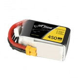TATTU 450mAh 14.8V 75C 4S1P Lipo Battery Pack with XT30