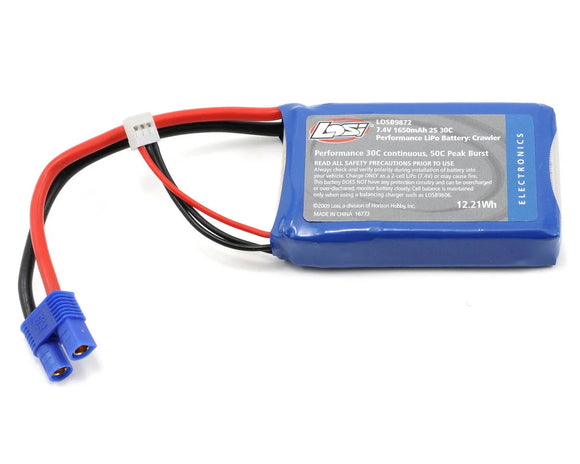 Losi 2S 30C Li-Poly Rock Crawler Battery Pack (7.4V/1650mAh)