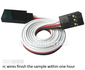 Servo extention cable â€¢ gold connector â€¢ UNI â€¢ 15cm â€¢ 2 pieces