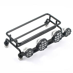 Crawler Luggage Tray With Light Cluster (Small Cab) in metallo