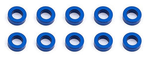 Bulkhead Washers, 7.8x0.5 mm, blue aluminum