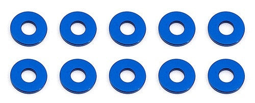 Bulkhead Washers, 7.8x1.0 mm, blue aluminum