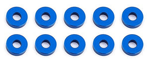 Bulkhead Washers, 7.8x2.0 mm, blue aluminum