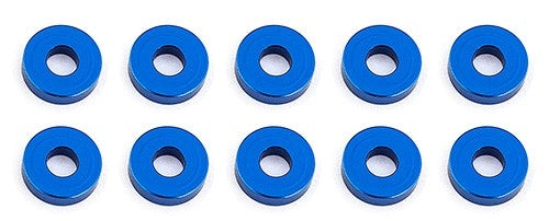 Bulkhead Washers, 7.8x2.0 mm, blue aluminum