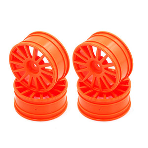 25mm Wheel 4pcs Fluo Orange(12mm Hex)