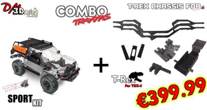 Combo TRX-4 SPORT KIT + Telaio In Carbonio T-Rex