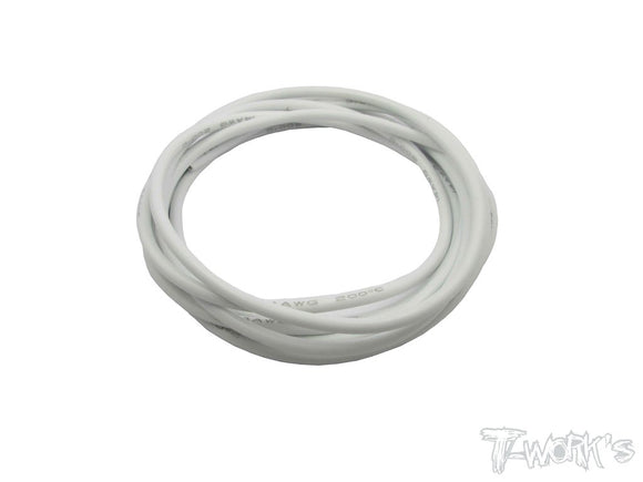 EA-025 14 Gauge Silicone Wires 2M colori selezionabili,-White