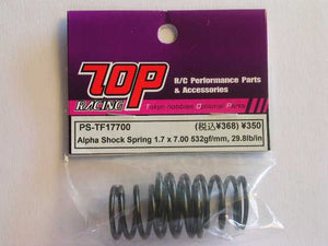 PS-TF17700 Alpha Shock Spring (13 x 1.7 x 7.00) 532gf/mm , 29.8lb/in