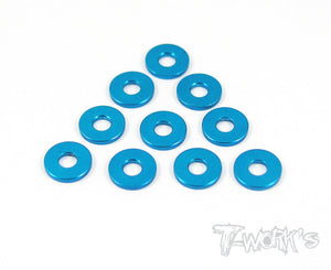 TA-052 Aluminum Shim 3X7.8X0.5mm 10pcs.. colori selezionabili-ligh blue