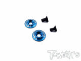 TO-185 1/10 Aluminum Wing Washer ver.2 Rondelle alettoni 1/10 colori selezionabili-Orange