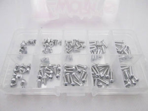 7075-T6 Silver Screw set 88pcs.(Schumemacher MI 5 EVO)