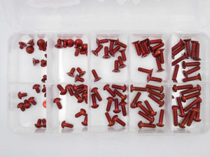 7075-T6 Orange Screw set 73pcs. ( Serpent F110)