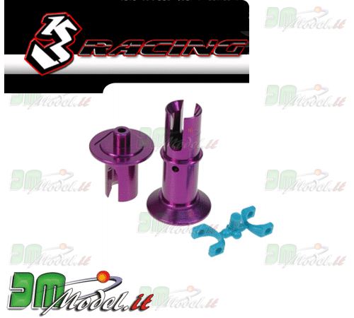 Aluminium Ball Differential For Hot Bodies Cyclone - Purple Color
