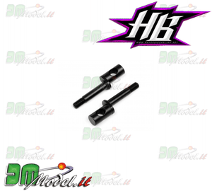 FRONT WHEEL SHAFT (OFFSET 2mm/2pcs)