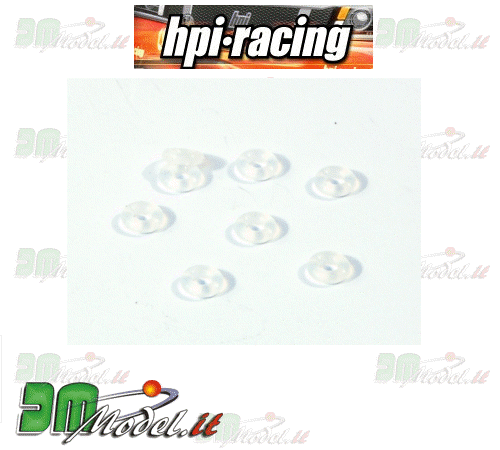 HPI SILICONE O-RING P-3 (CLEAR/8pcs)