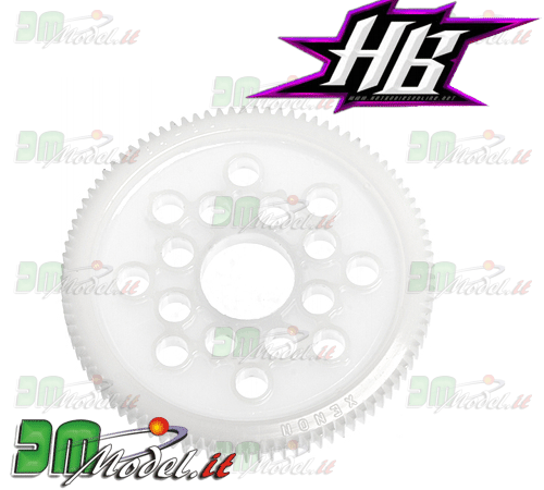 HB RACING SPUR GEAR 109 TOOTH (POM/64PITCH)