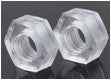 Clear Plastic Nuts M3 (1)