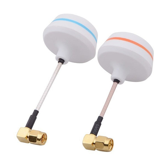 5.8G Right Angle SMA Male Antenna Gains FPV Aerial Photo RC Airplane (1 Pair) 21045
