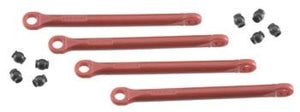 Push rods, (molded composite) (4) hollow balls (8) (1/16 E-Revo)