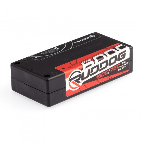 RUDDOG Racing 6000mAh 150C/75C 7.4V Short Stick Pack LiPo Battery