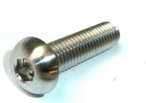 4mm 64 Titanium Hex. Socket Button Head Screw-4x8mm 10PZ