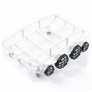 Small Rounded Luggage Tray with 4 Light Set